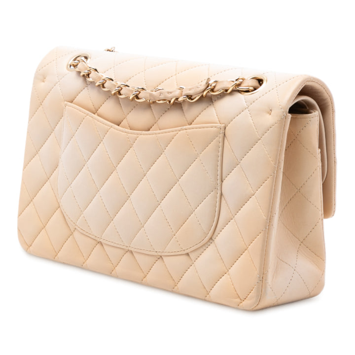 Chanel Medium Classic Cuir d’agneau Double rabat
