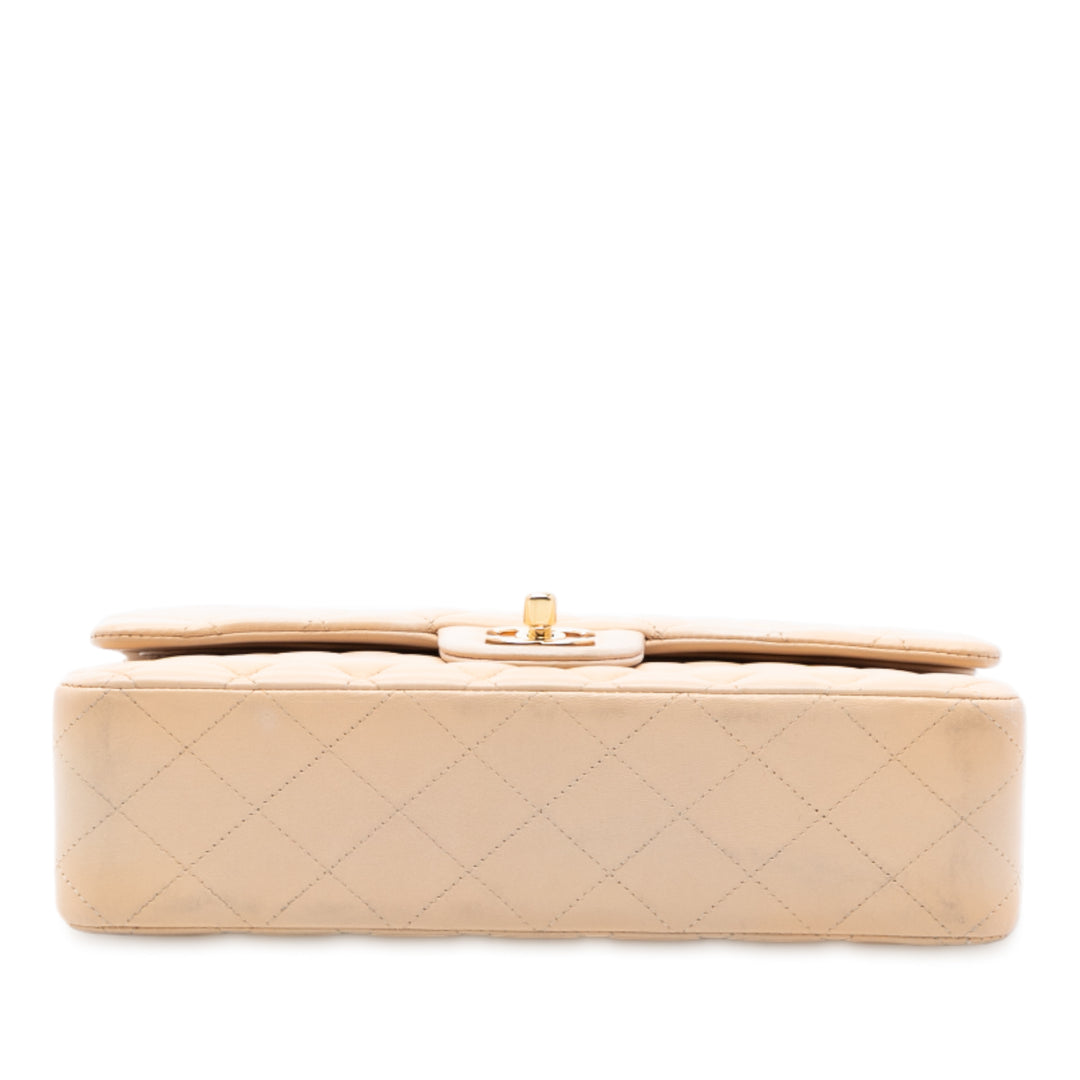 Chanel Medium Classic Cuir d’agneau Double rabat