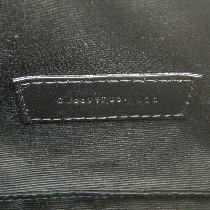 Matelassé Sade Tube Sac Mini Cuir d'agneau Noir