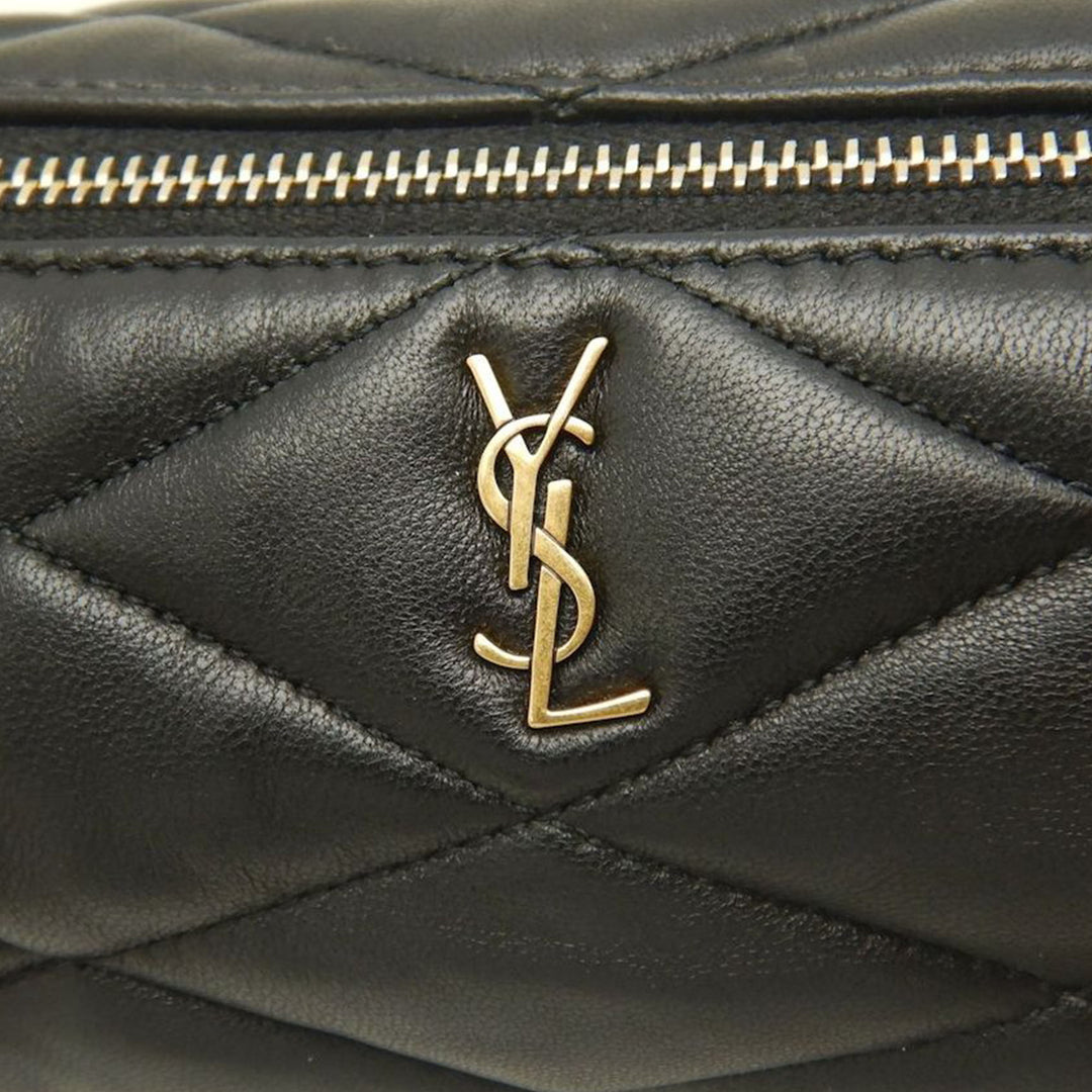 Matelassé Sade Tube Sac Mini Cuir d'agneau Noir