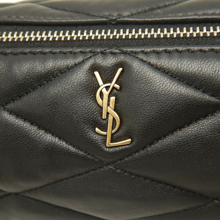 Matelassé Sade Tube Sac Mini Cuir d'agneau Noir