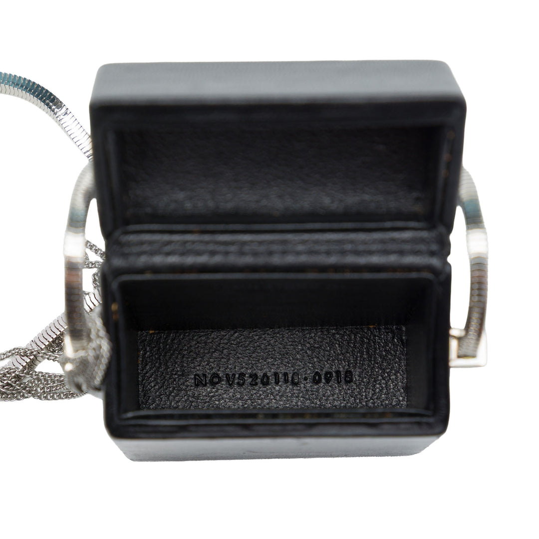 Saint Laurent Smoking Sac boîte Mini Cuir d'agneau Noir