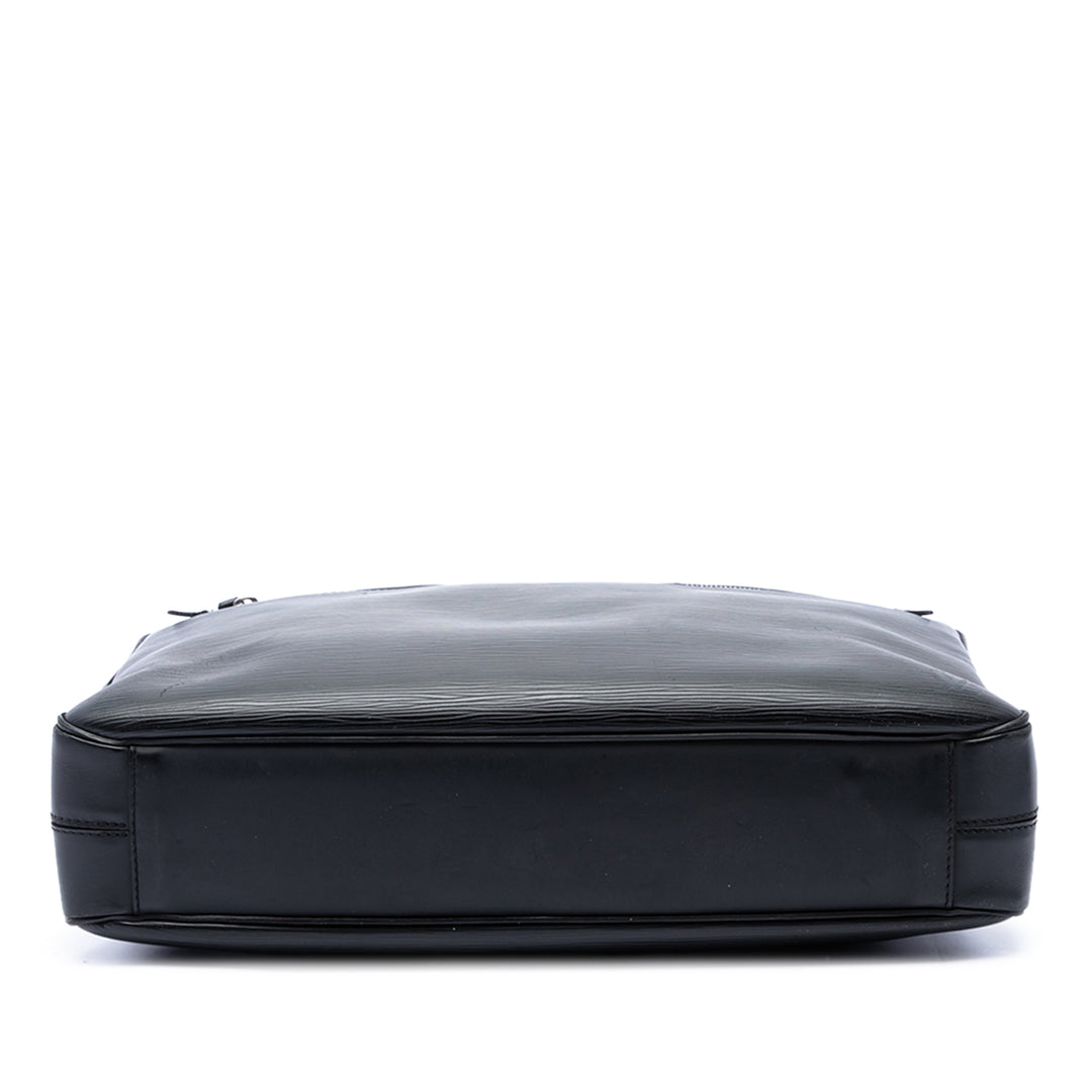 Louis Vuitton Brooks Porte-documents Épi Noir – vue 3 – GABY PARIS
