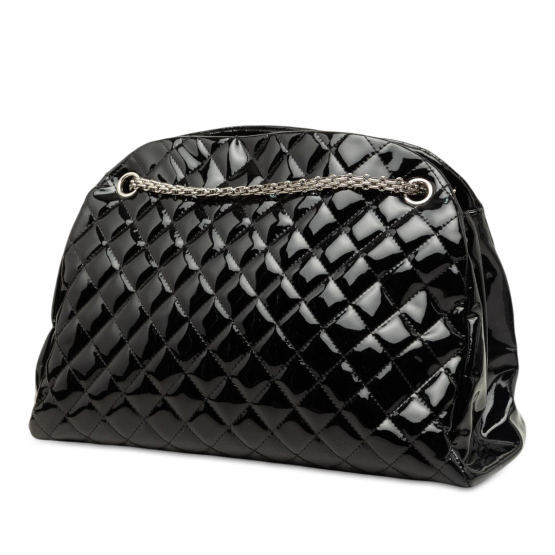 Matelassé Just Mademoiselle Sac bowling Grand Noir
