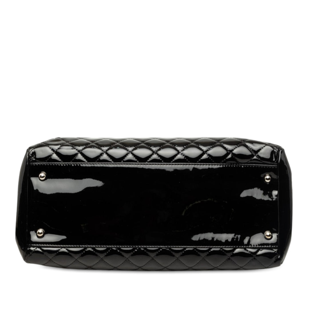 Matelassé Just Mademoiselle Sac bowling Grand Noir