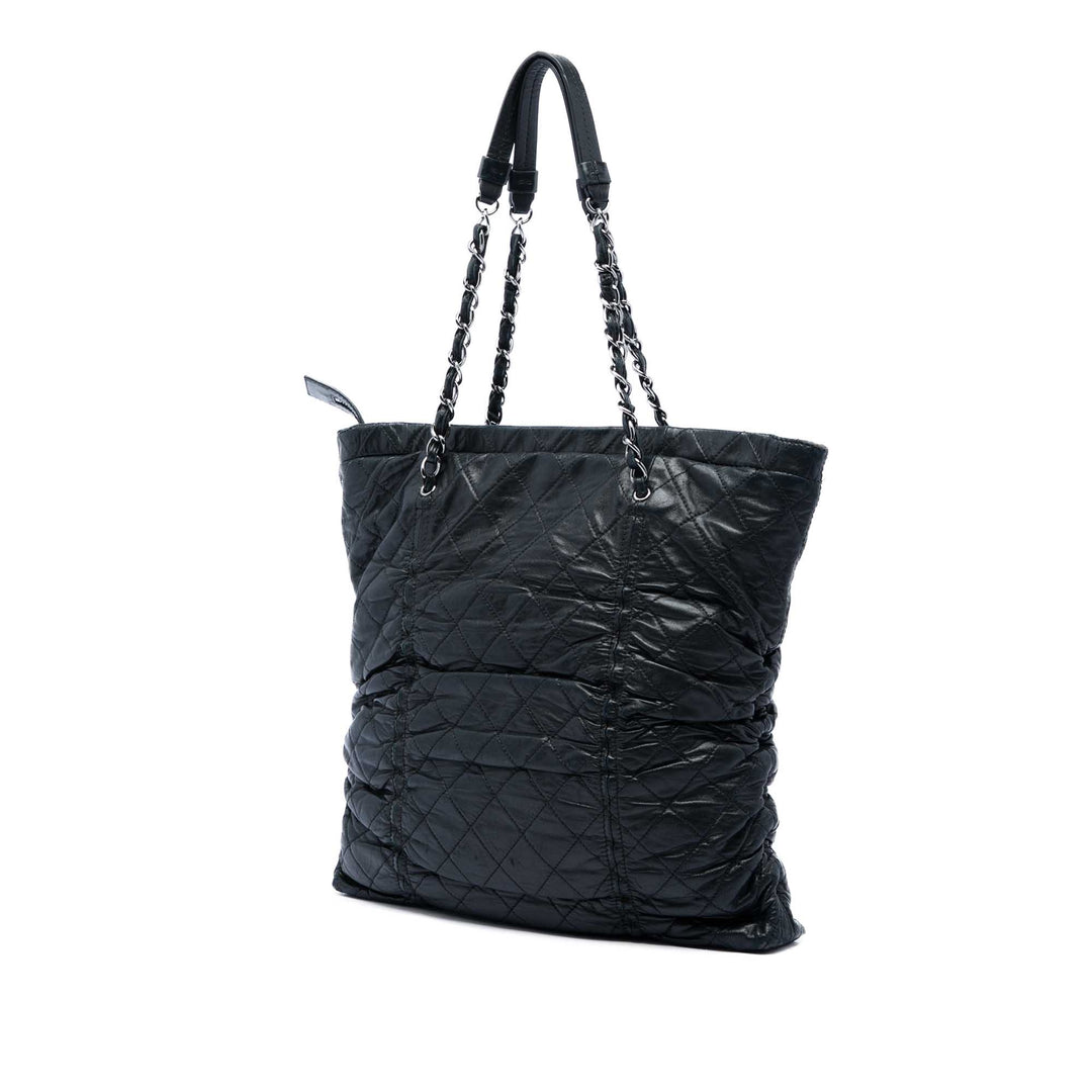 Chanel Matelassé Cuir d’agneau North South Sharpei Shopping Cabas
