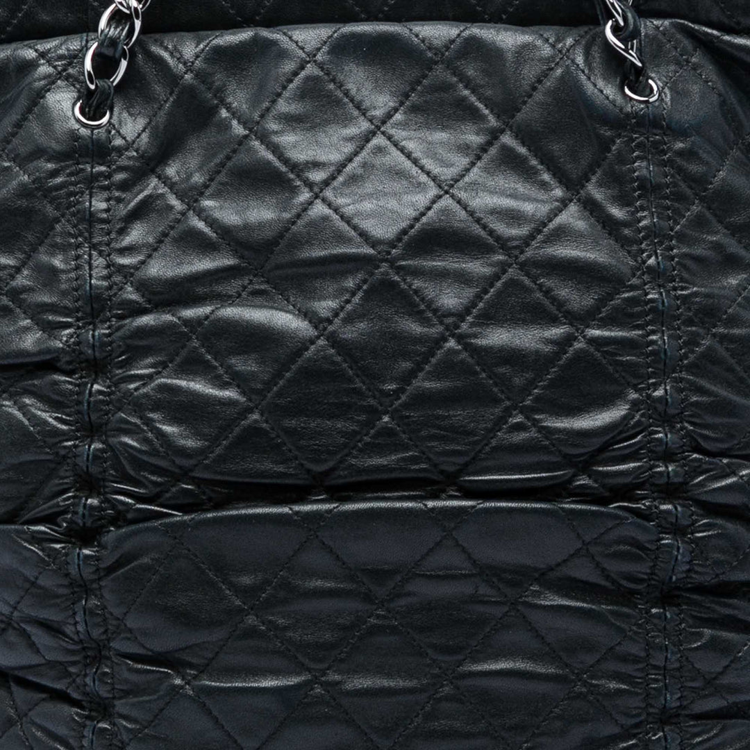Chanel Matelassé Cuir d’agneau North South Sharpei Shopping Cabas