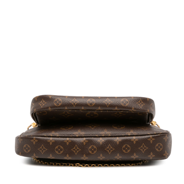 Louis Vuitton Monogram Multi Pochette Accessoires Marron