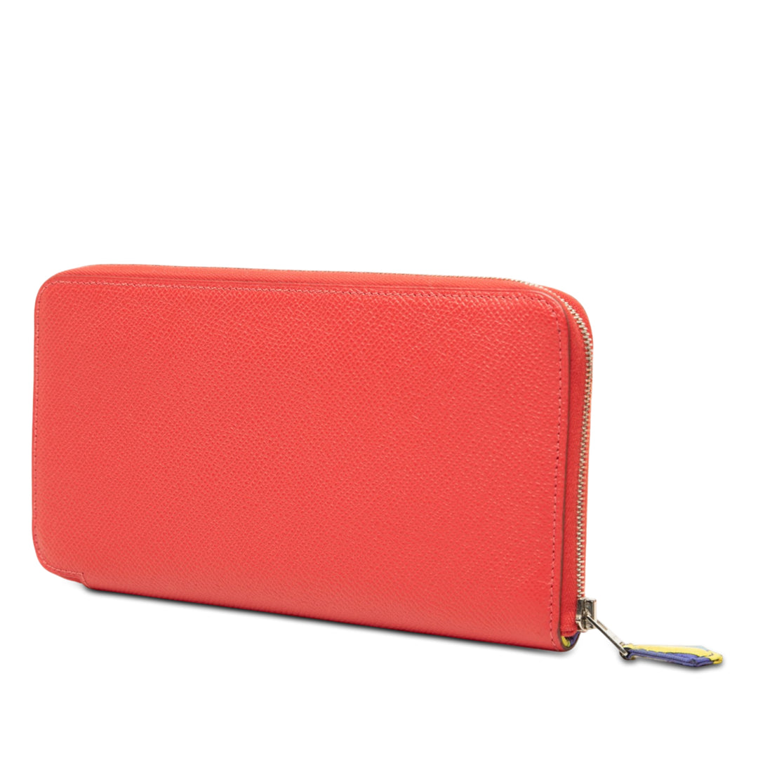 Hermès Epsom Azap Soie In Long Walllet