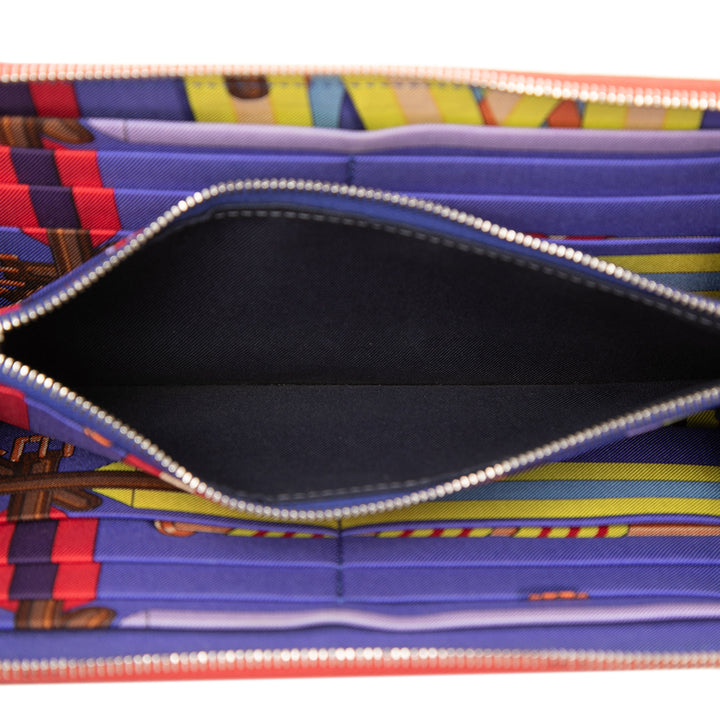 Hermès Epsom Azap Soie In Long Walllet