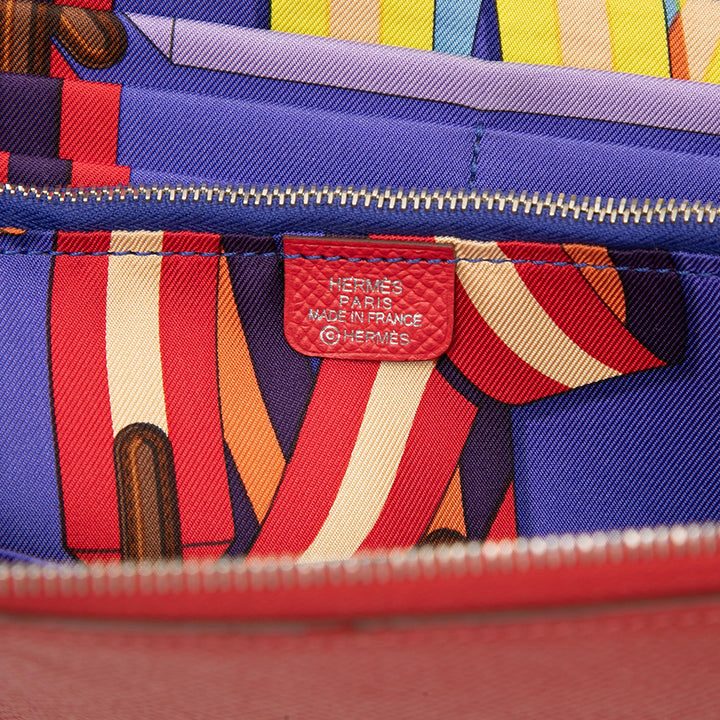 Hermès Epsom Azap Soie In Long Walllet