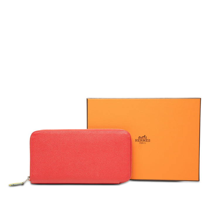 Hermès Epsom Azap Soie In Long Walllet