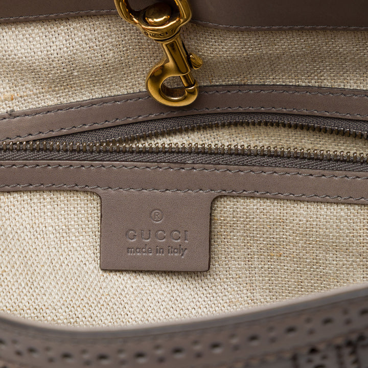 Gucci Microguccissima Brogue Duilio Cabas Grand Marron – vue 5 – GABY PARIS