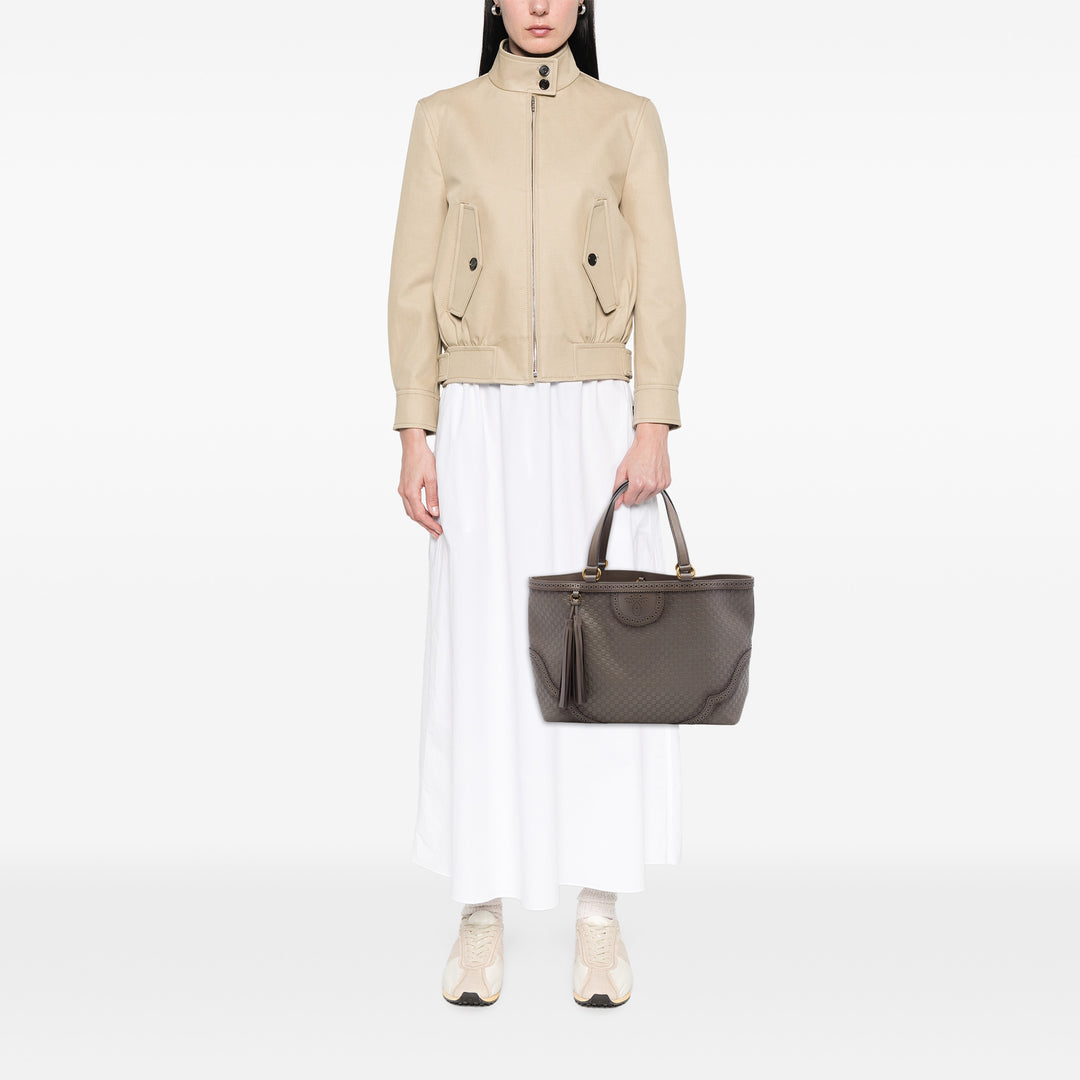 Gucci Microguccissima Brogue Duilio Cabas Grand Marron – vue 6 – GABY PARIS