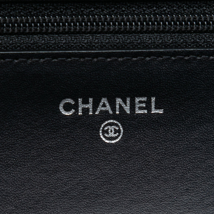 Chanel CC Matelassé Cuir verni Wallet on Chain – GABY PARIS Authentique