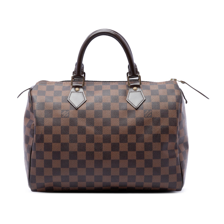 Speedy 30 Damier Ébène Marron