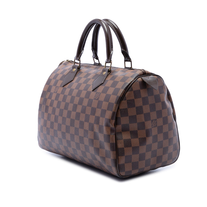 Speedy 30 Damier Ébène Marron