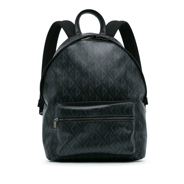 CD Diamond Rider Zipped Backpack Black - Gaby Paris