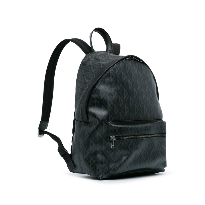 CD Diamond Rider Zipped Backpack Black - Gaby Paris