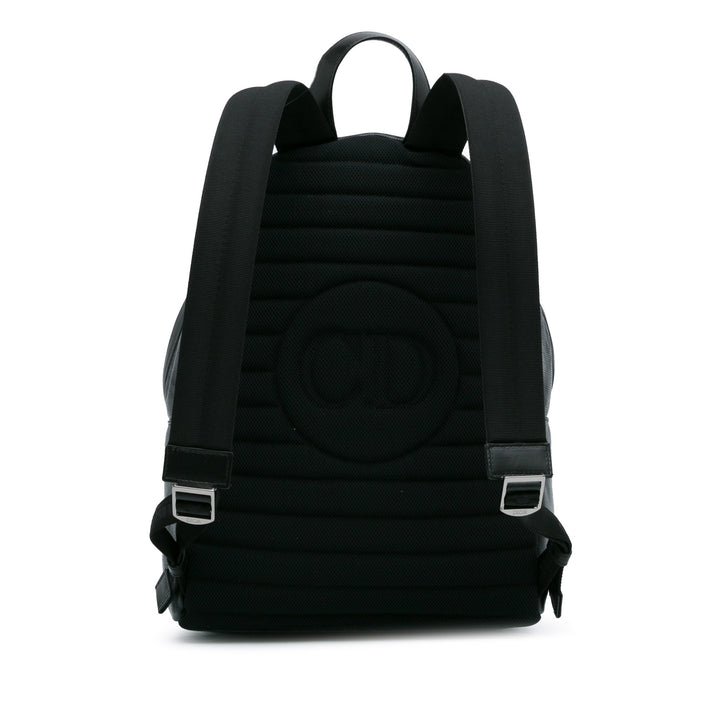 CD Diamond Rider Zipped Backpack Black - Gaby Paris