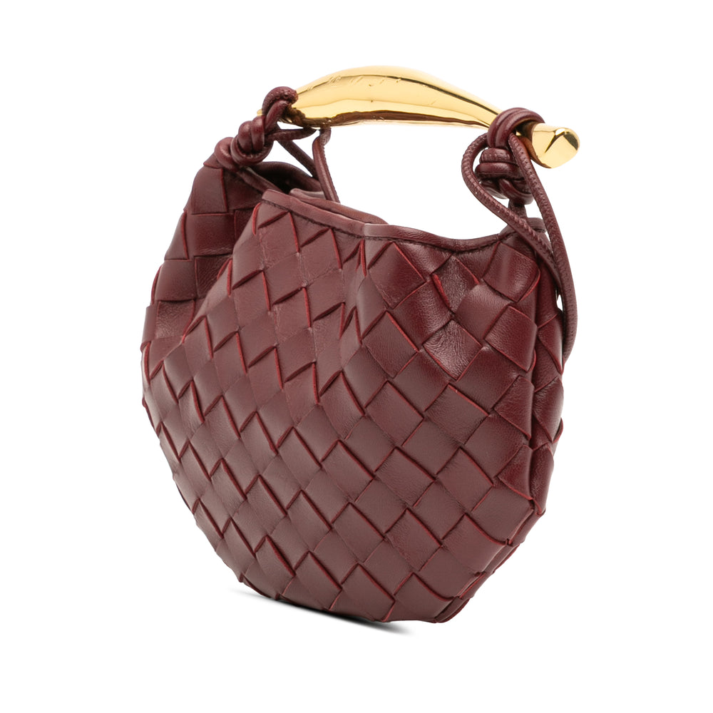 Bottega Veneta Baby Agneau Intrecciato Sardine Rouge – GABY PARIS Authentique