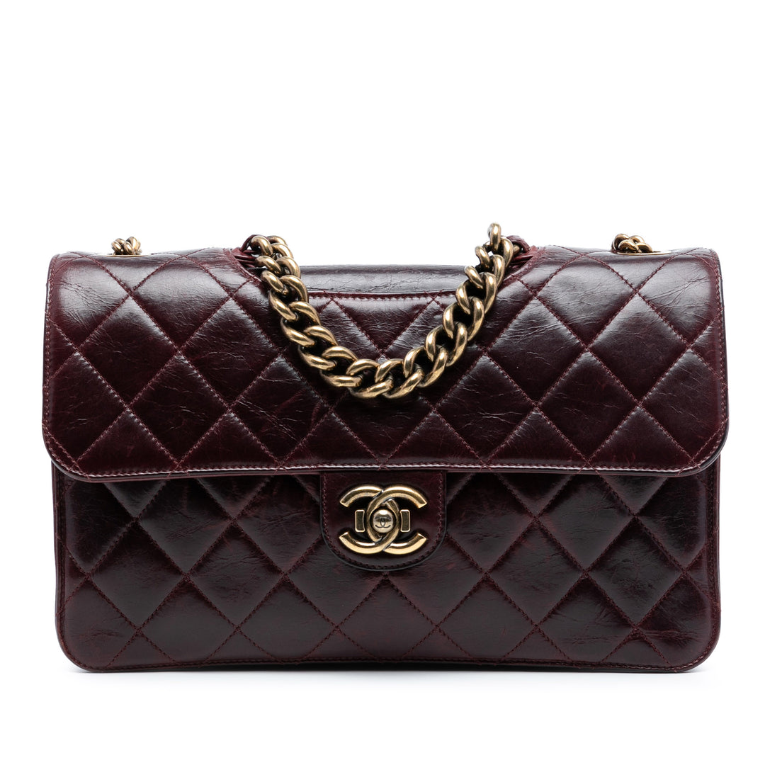 Chanel Large Matelassé Cuir de veau Perfect Edge à rabat – GABY PARIS Authentique