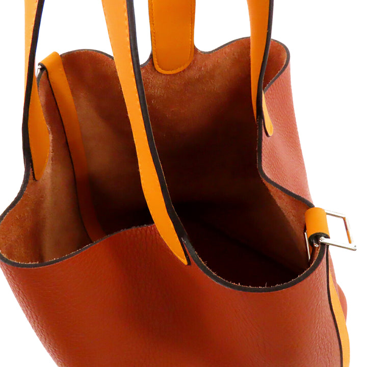 Hermès Bicolor Clemence et Swift Picotin Lock 22