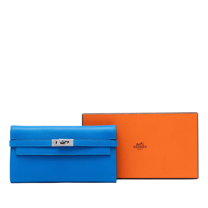 Hermès Chevre Mysore Kelly Longue Portefeuille