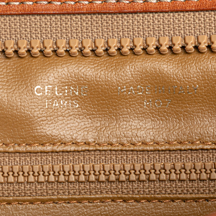 Macadam Coated Canvas Clutch Brown - Gaby Paris