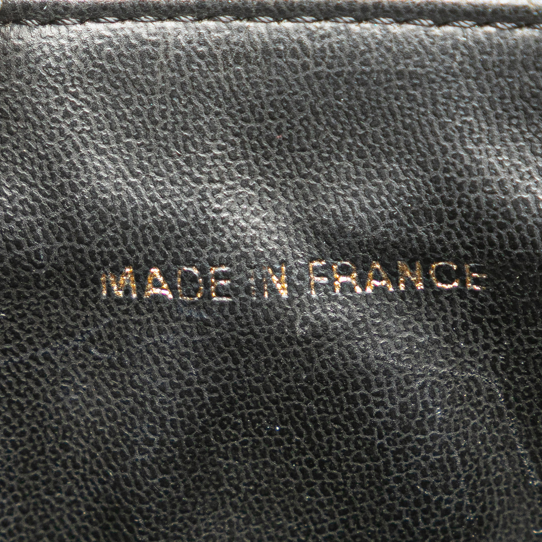 CC Caviar Vanity Bag Black - Gaby Paris