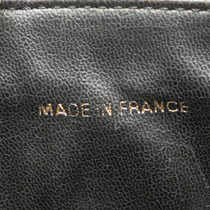 CC Caviar Vanity Bag Black - Gaby Paris