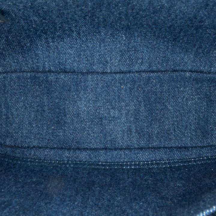Bottega Veneta Small Jean Intreccio Sac caméra Bleu
