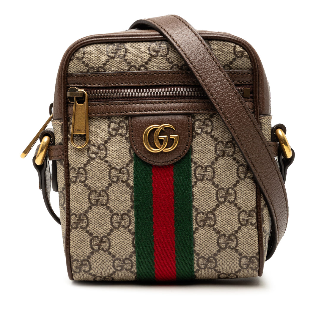 Gucci Mini GG Supreme Web Ophidia Sac porté croisé