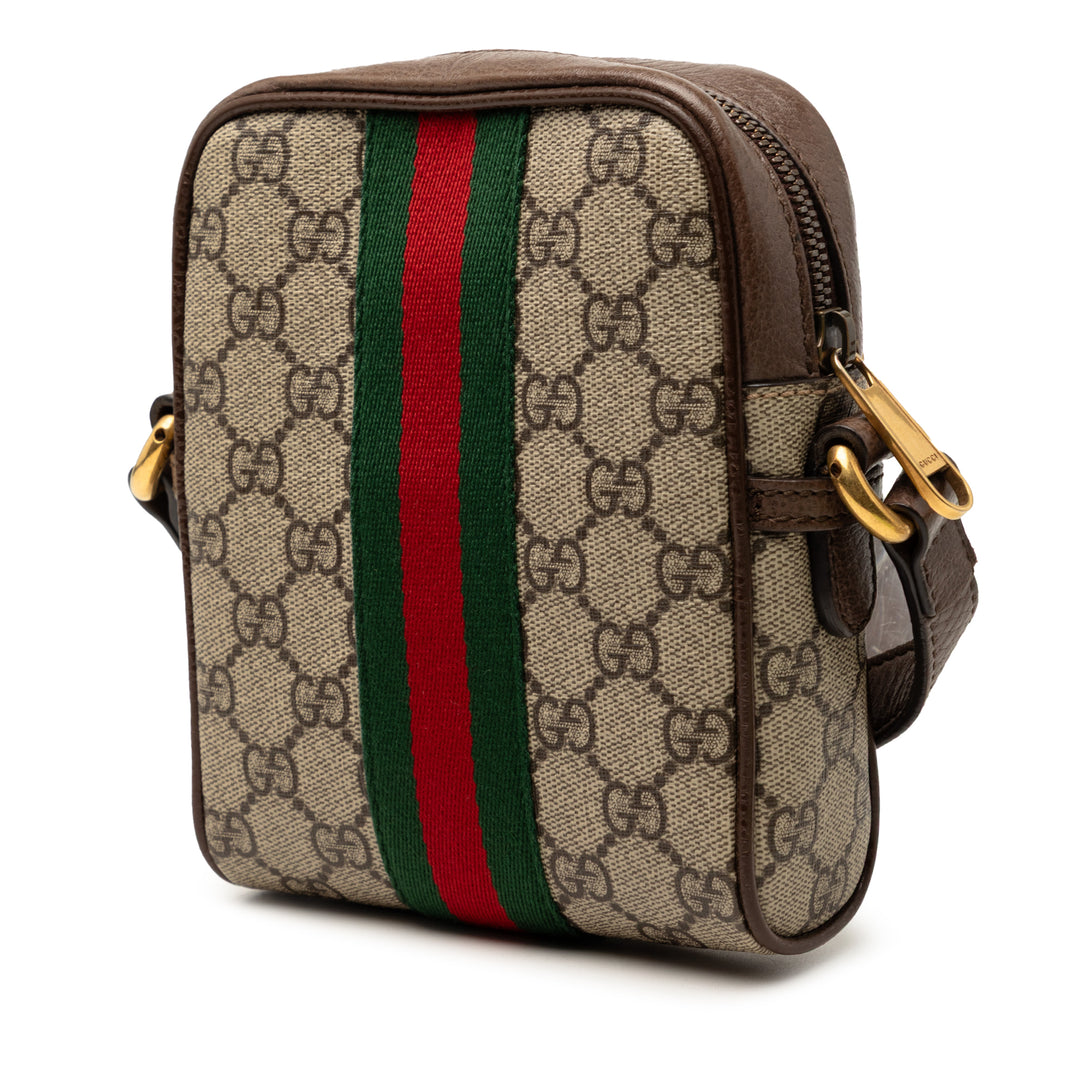 Gucci Mini GG Supreme Web Ophidia Sac porté croisé