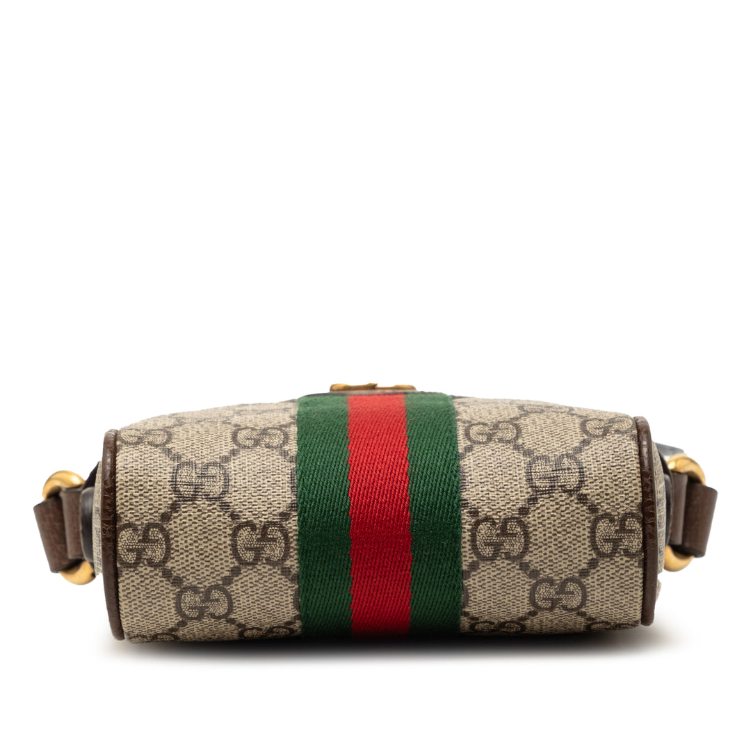 Gucci Mini GG Supreme Web Ophidia Sac porté croisé