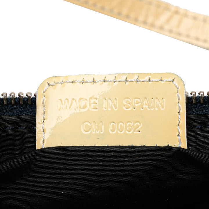Mini Diorissimo Canvas Saddle Pochette Blue - Gaby Paris