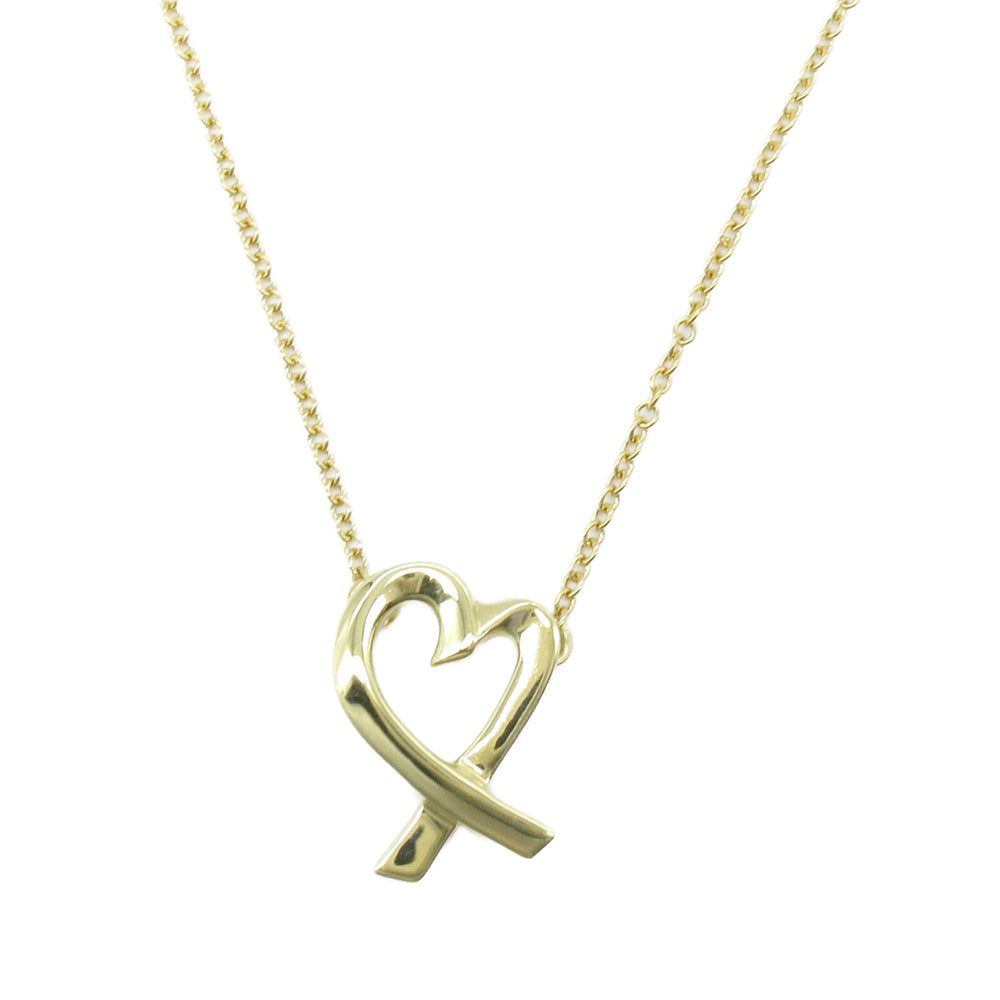 18K Yellow Gold Paloma Picasso Loving Heart Necklace Gold - Gaby Paris