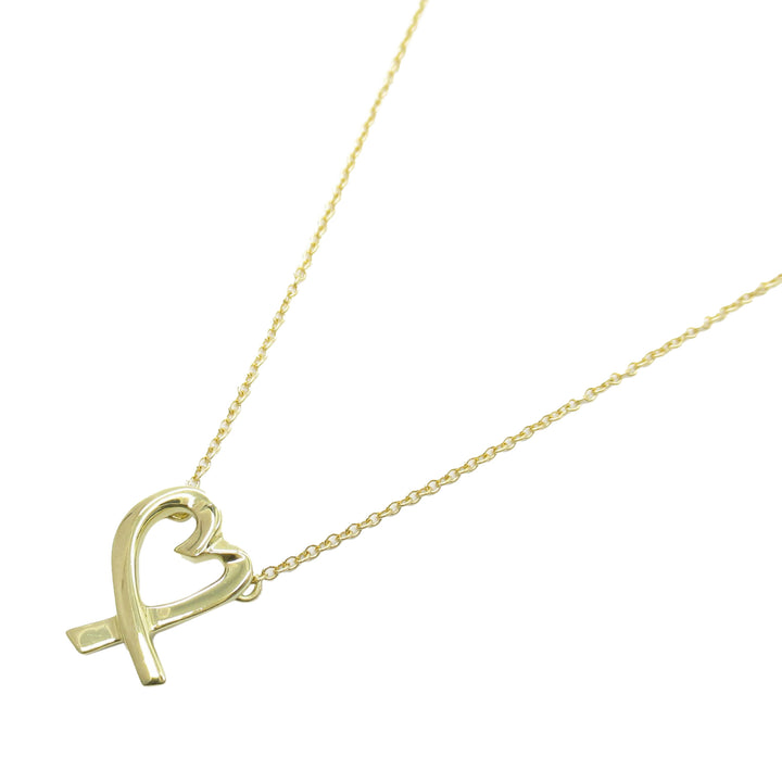 18K Yellow Gold Paloma Picasso Loving Heart Necklace Gold - Gaby Paris
