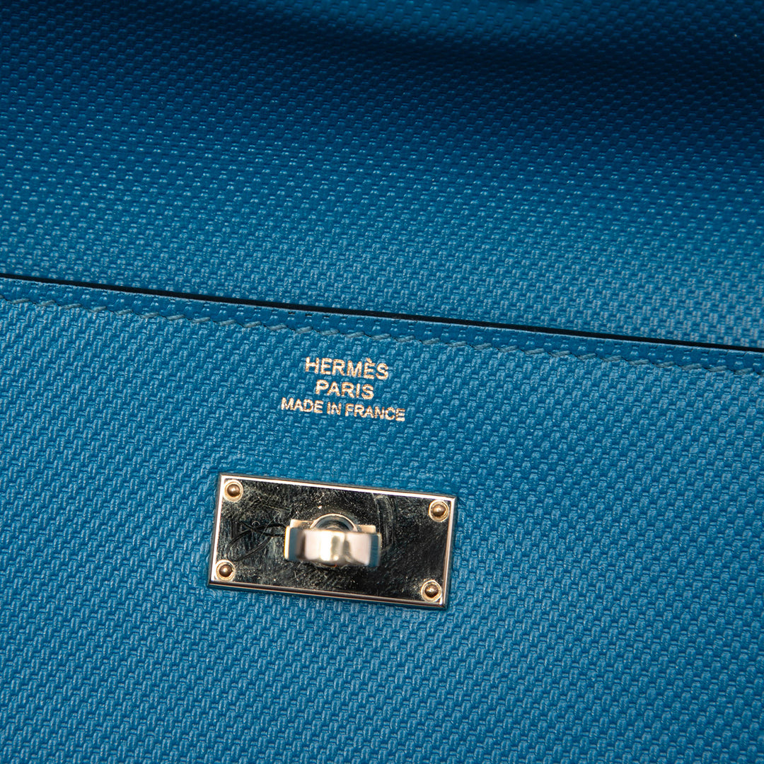 Hermès Grain d H Kelly Longue Portefeuille