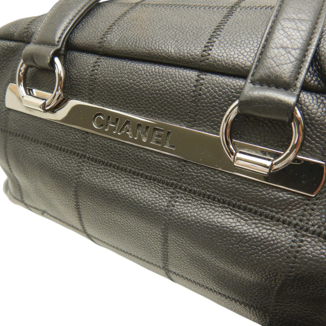 Chocolate Bar Sac Cuir caviar Noir