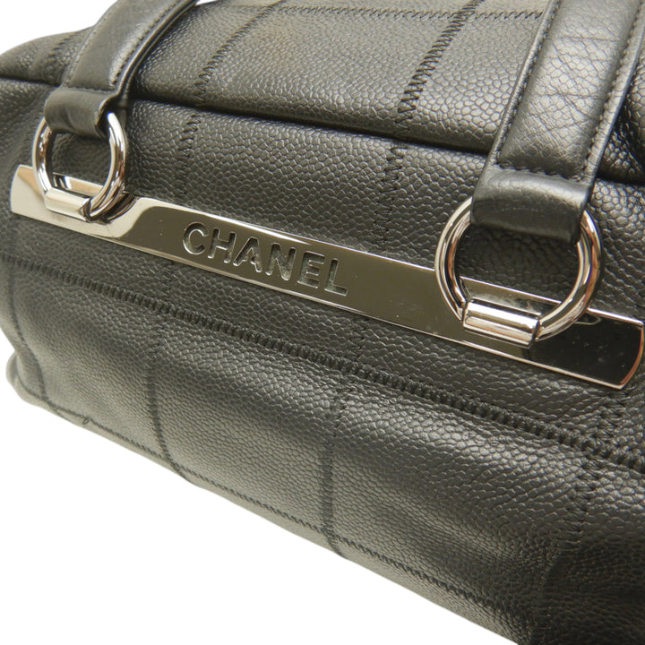 Chocolate Bar Sac Cuir caviar Noir