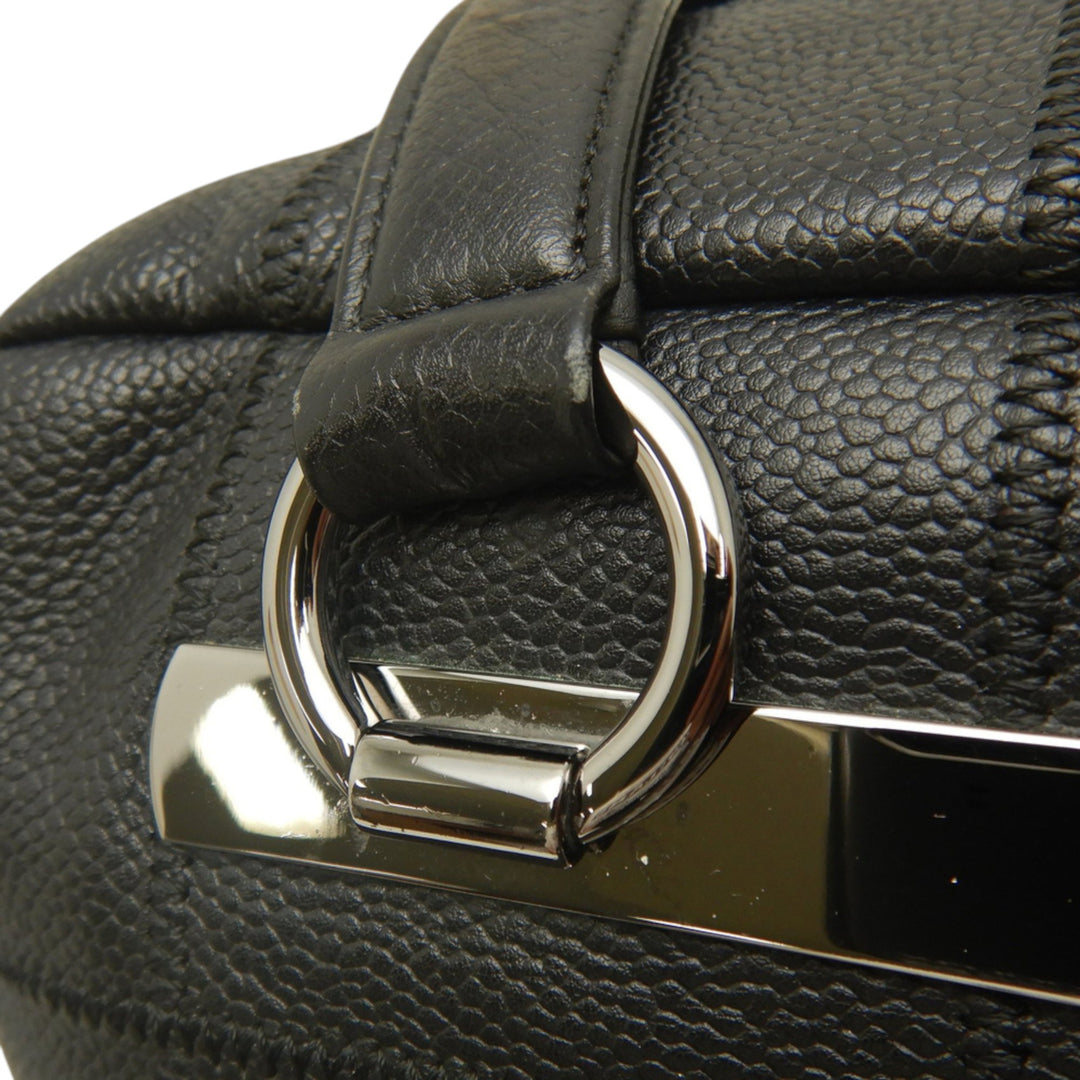 Chocolate Bar Sac Cuir caviar Noir