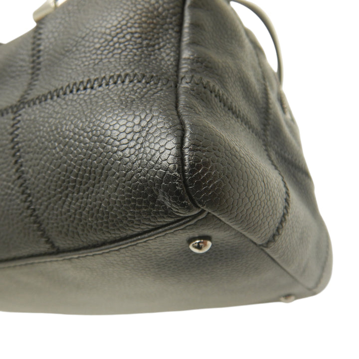 Chocolate Bar Sac Cuir caviar Noir