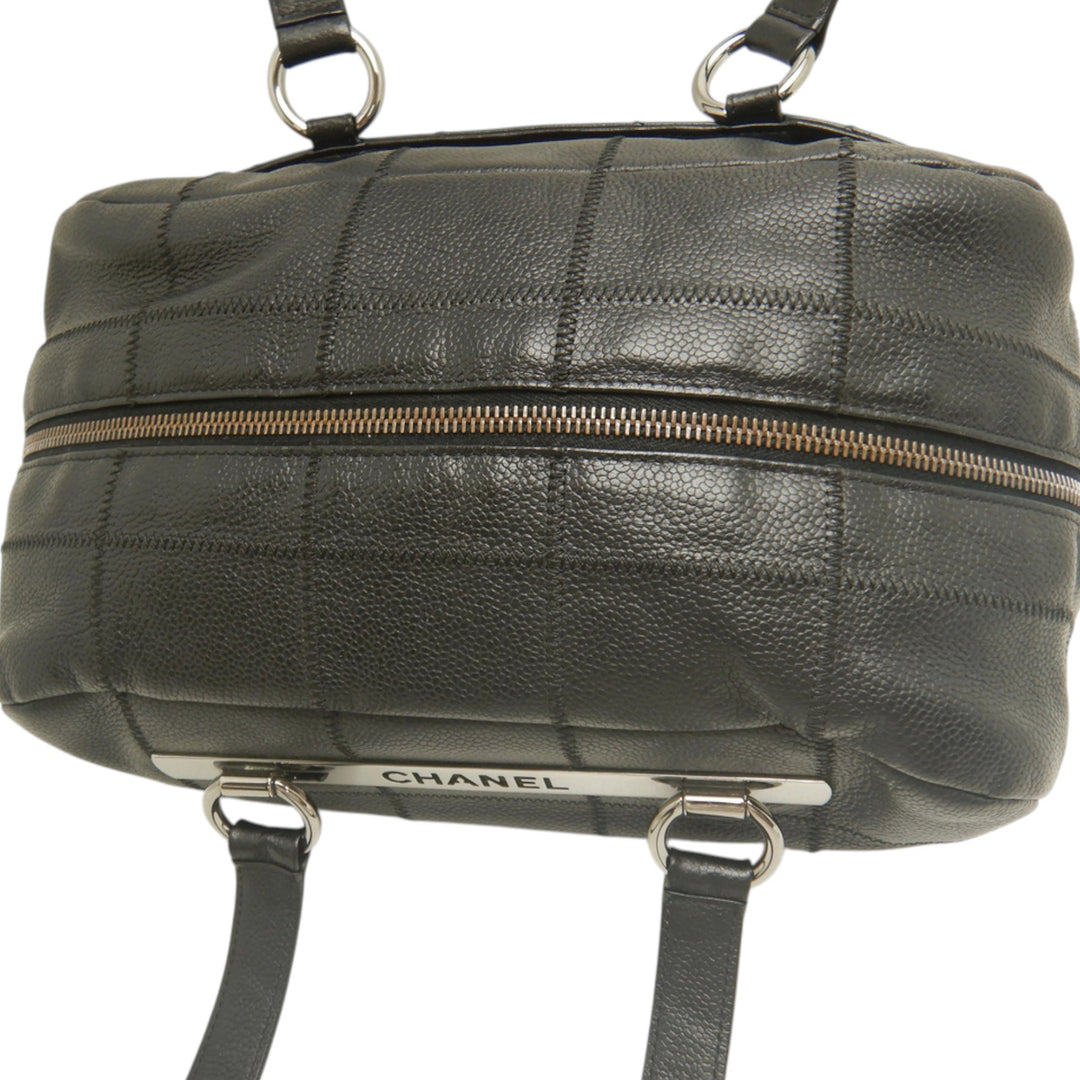 Chocolate Bar Sac Cuir caviar Noir