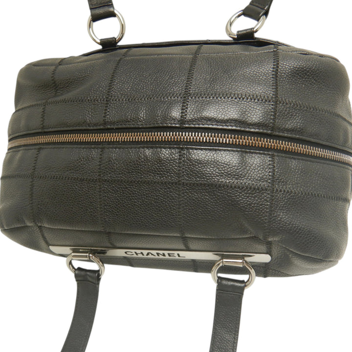 Chocolate Bar Sac Cuir caviar Noir
