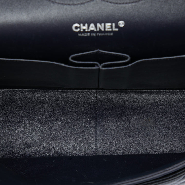Classic Double rabat Jumbo Cuir d'agneau Bleu