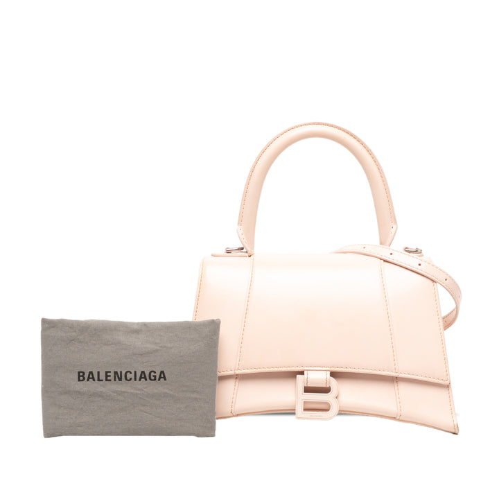 Balenciaga Sac à main Hourglass à Petit Beige – vue 6 – GABY PARIS