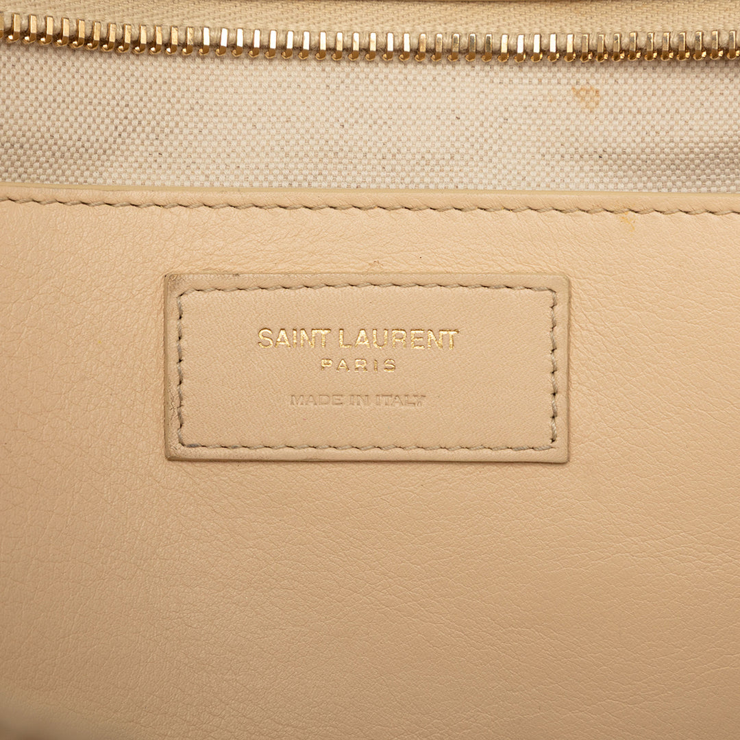 Saint Laurent Baby Raffia Monogram Downtown Cabas
