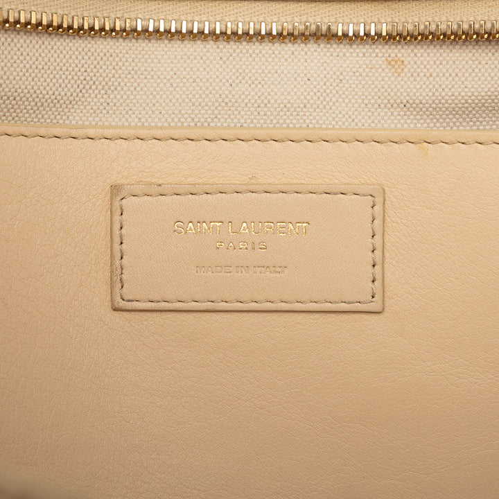 Saint Laurent Baby Raffia Monogram Downtown Cabas