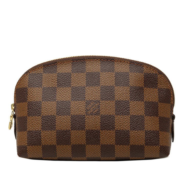 Trousse de maquillage PM Damier Ébène Marron